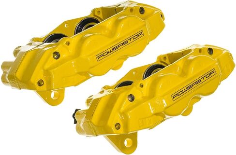 Power Stop Front S15020YLW Pair of High-Temp Yellow Powder Coated Calipers in Saudi Arabia