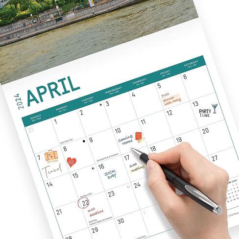 2024 Austria Monthly Wall Calendar by Bright Day, 12 x 12 Inch Beautiful Landscape Photography Gift in Saudi Arabia