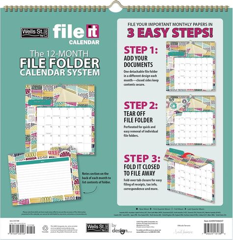 WSBL Journey of The Heart 2024 File-It™ Calendar (24997006037) in Saudi Arabia
