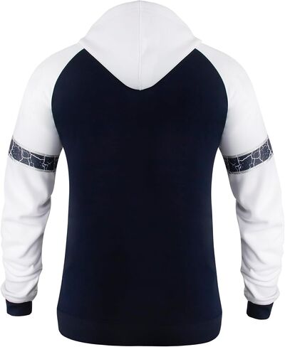 Womens Football City Fans V Neck Raglan Vintage Athletic Hoodies Pullovers Fleece Sweatshirts - Navy & White in Saudi Arabia