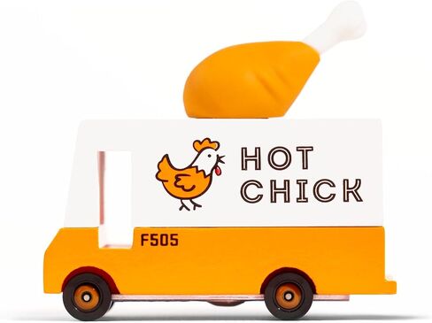 Candylab Toys CANDYCAR® Wooden Food Truck Collection - Unicorn 2.0 Van, Premium Handcrafted Beech Wood Toy Car in Saudi Arabia