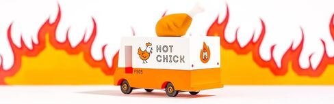 Candylab Toys CANDYCAR® Wooden Food Truck Collection - Unicorn 2.0 Van, Premium Handcrafted Beech Wood Toy Car in Saudi Arabia