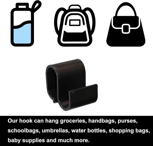 PIAOLGYI Side Hook for Wonderfold Wagon S Bags Wide Hooks Accessories Compatible with Wonderfold Wagon W4 (2 Pack) in Saudi Arabia