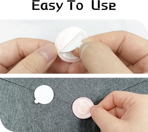 100Pcs Pink Letter K Adhesive Wax Seal Stickers, Hand-Made, No Need Seal Stamp, Tear and Use Wax Stickers for Wedding Invitations, Envelopes, Christmas Gift in Saudi Arabia
