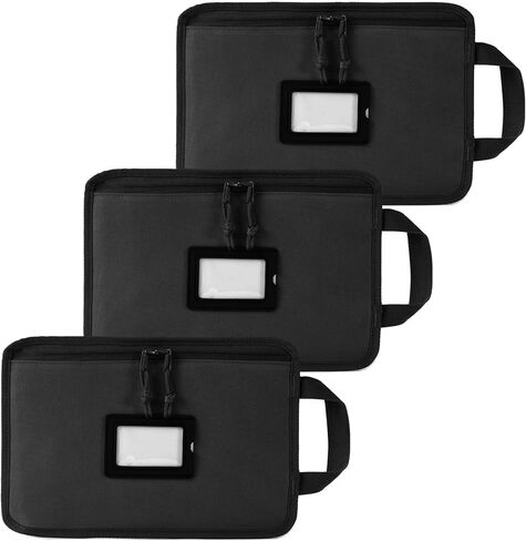 Tactical Pistol Sleeve Handgun Firearm Bag Soft Pistol Rug Case for Hunting Shooting Range Sports Series Range Bag, Lockable Zipper, 3-Pack in Saudi Arabia