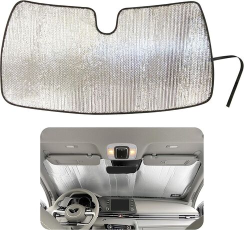 YelloPro Side Window Front Seat Sunshade (Set of 2) Custom Fit for 2021 2022 2023 2024 Hyundai Elantra Sedan, Hybrid, SE, SEL, Limited, Premium Package, UV Reflector Sun Protection Accessories in Saudi Arabia