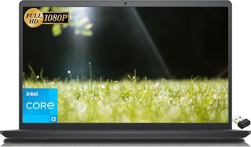 Dell Inspiron 15 Laptop, 15.6 Inch FHD Display, Intel 6-Core i3-1215U Processor (up to 4.4GHz), 16GB RAM, 1TB SSD, Intel UHD Graphics, Wi-Fi 6, Bluetooth, HDMI, Windows 11 Home in Saudi Arabia