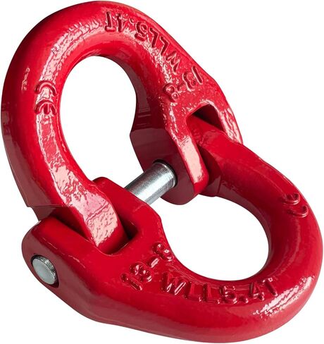 Sutekus 1/2" Tow Hitch Hammerlock Coupling Link Connecting Link Heavy Duty Trailer Safety Chain Connector Link with 12000lbs Working Load, 2 Pack in Saudi Arabia