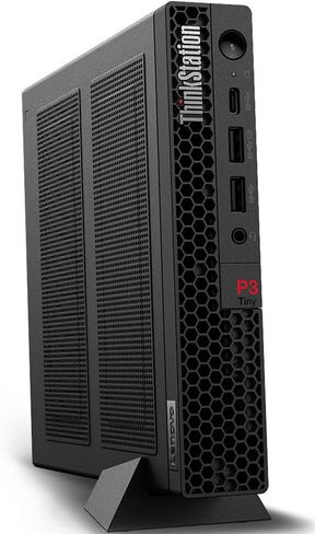 سطح المكتب الصغير Lenovo ThinkStation P3 Tiny Business (Intel i7-13700T 16-Core، 32GB DDR5 4800MHz RAM، 1TB PCIe SSD، T1000، Wifi، Bluetooth، HDMI، USB 3.2، Win 11 Pro) مع G2 Universal Dock in Saudi Arabia