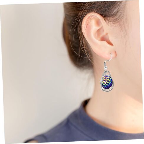 COHEALI 20pcs Metal Earring Base Blank Earring Bezel DIY Earring Accessories Earring Making Bezel Earring Setting Tray Earring Bezel Tray Earring Blank Jewelry Stainless Steel Pendant in Saudi Arabia