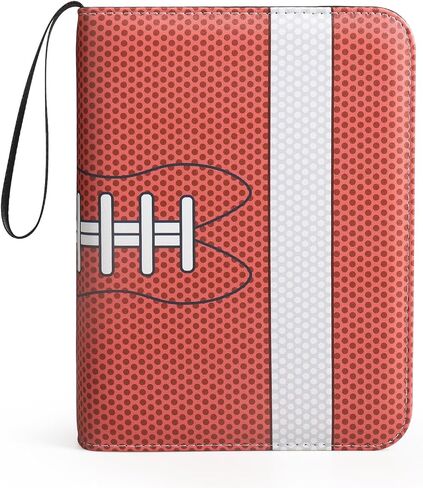 4 مجلدات لبطاقات التداول للجيب تتسع لـ 400 بطاقة، نمط كرة القدم in Kuwait