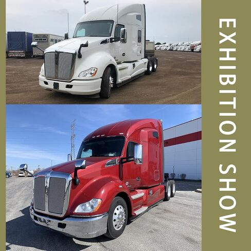 Chrome T680 Mirror Cover, T880 Door mirror Cover, Driver Side LH fit for Truck Kenworth T680 T880 W990. in Kuwait