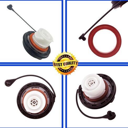 ترقية غطاء الغاز FC1079 FC1080 مع ختم إضافي مجاني، استبدال غطاء غاز الوقود AC3Z-9030-A لفورد 2004-2009 فورد F-150، 2009-2015 F-250 F-350 سوبر ديوتي، غطاء غاز لينكولن ميركوري (2 ختم) in Kuwait