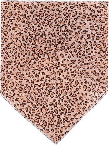 Dog and Cat Bandana,Leopard Print Styled Dog and Cat Scarf,Dog Bandanas Scarves for Small Medium Boy Girl Puppy Cat,Accessories for Pet Collars,Lightweight Polyester (Dark Curry) in Saudi Arabia