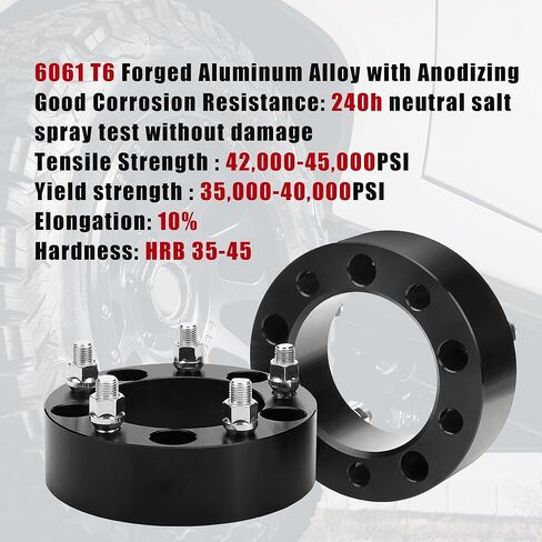 فواصل عجلات 5X5.5 مطورة لـ Ram 1500، فاصل عجلة مزورة 2 بوصة 5x139.7 مم لـ 2019-2023 Classic Ram 1500 مع مسامير مطورة 14x1.5 وتجويف مركزي 108 مم in Kuwait