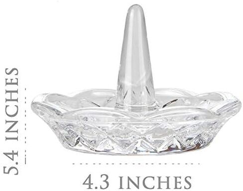 Home-X حامل حلقي زجاجي كريستالي in Kuwait