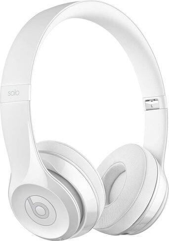 Beats Solo3 Wireless On-Ear Headphones Gloss White - Beats by Dr Dre (Renewed) in Saudi Arabia