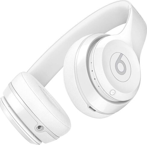 Beats Solo3 Wireless On-Ear Headphones Gloss White - Beats by Dr Dre (Renewed) in Saudi Arabia