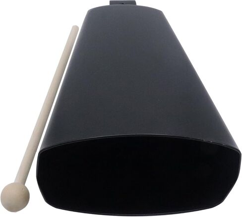 CashBeat 4" Steel Cowbell, 4inch Hand Percussion Instrument with Handle & Stick, Loud Noise Maker for Drum Set, Sporting Events, Concerts & Weddings, Easy to Mount, Clear Tapping Sound in Saudi Arabia
