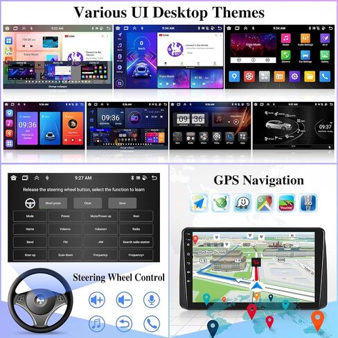 [8 Core 4G+64G] Car Radio for Dodge Grand Caravan 2011-2020 / for Chrysler Grand Voyager 2011-2015, Android Touch Screen Stereo, DSP 32 EQ Audio/IPS Screen/Carplay/Android Auto/SWC/BT 5.0/WiFi in Saudi Arabia
