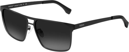 Rectangle Polarized Sunglasses for Men UV Protection Driving Glasses with Metal Frame in Saudi Arabia