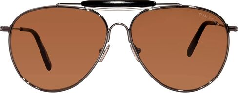 Tom Ford Sunglasses FT 0995 Raphael- 02 08E Shiny Gunmetal, t Logo/Vintage B in Saudi Arabia