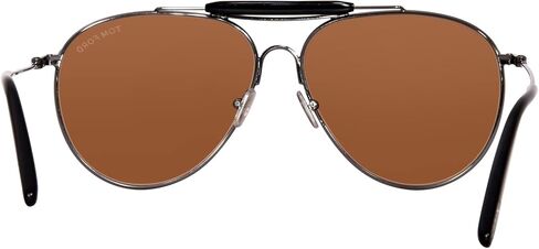 Tom Ford Sunglasses FT 0995 Raphael- 02 08E Shiny Gunmetal, t Logo/Vintage B in Saudi Arabia