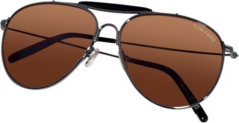 Tom Ford Sunglasses FT 0995 Raphael- 02 08E Shiny Gunmetal, t Logo/Vintage B in Saudi Arabia
