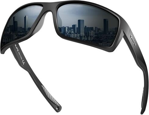 Archamp Sunglasses for men, Polarized UV400 Sports Sunglasses TR 90 Frame for Casual, All-round Eye Protection. in Saudi Arabia