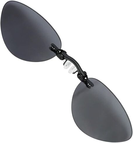 3 Colors Retro Clip On Nose glasses Matrix Morpheus Movie rimless sunglasses men in Saudi Arabia