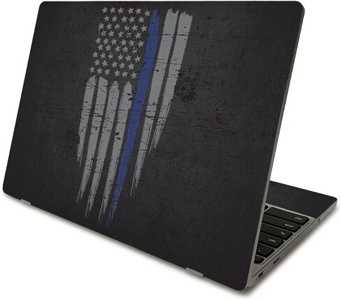 MightySkins Skin Compatible with Samsung Chromebook 4 (2021) 11.6" - America Strong | Protective, Durable, and Unique Vinyl Decal wrap Cover | Easy to Apply and Change Styles | Made in The USA in Saudi Arabia
