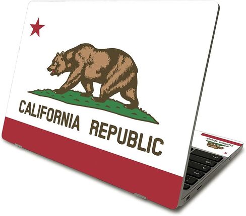 MightySkins Skin Compatible with Samsung Chromebook 4 (2021) 11.6" - America Strong | Protective, Durable, and Unique Vinyl Decal wrap Cover | Easy to Apply and Change Styles | Made in The USA in Saudi Arabia