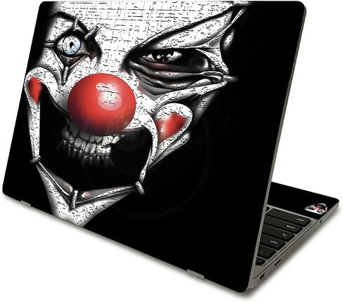 MightySkins Skin Compatible with Samsung Chromebook 4 (2021) 11.6" - Blue Mystic Flames | Protective, Durable, and Unique Vinyl Decal wrap Cover | Easy to Apply and Change Styles | Made in The USA in Saudi Arabia