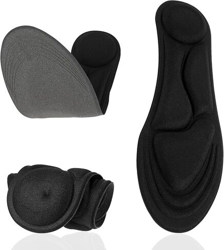Memory Foam Insoles for Women Shoe Insoles Replacement Innersoles for Slippers Sneakers Running Shoes Boots Liners Comfort Cushioning Shoe Insert Shock Absorption/Foot Pain Relief(W:4.5-8.5US in Saudi Arabia