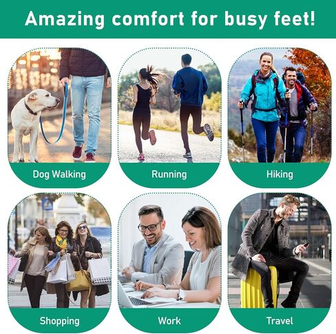 Memory Foam Insoles for Women Shoe Insoles Replacement Innersoles for Slippers Sneakers Running Shoes Boots Liners Comfort Cushioning Shoe Insert Shock Absorption/Foot Pain Relief(W:4.5-8.5US in Saudi Arabia