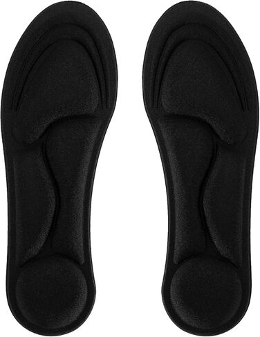 Memory Foam Insoles for Women Shoe Insoles Replacement Innersoles for Slippers Sneakers Running Shoes Boots Liners Comfort Cushioning Shoe Insert Shock Absorption/Foot Pain Relief(W:4.5-8.5US in Saudi Arabia