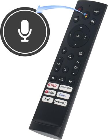 ERF3A90 Replacement Voice Remote Control fit for Hisense 85U7H 55U7G 65U8G 65U7G 55U8G 75U9DG 75U7G U7G U9G U8 U7H QLED Series 4K ULED Android Smart TV 55A76K 75A76K in Saudi Arabia