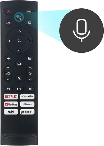 ERF3A90 Replacement Voice Remote Control fit for Hisense 85U7H 55U7G 65U8G 65U7G 55U8G 75U9DG 75U7G U7G U9G U8 U7H QLED Series 4K ULED Android Smart TV 55A76K 75A76K in Saudi Arabia
