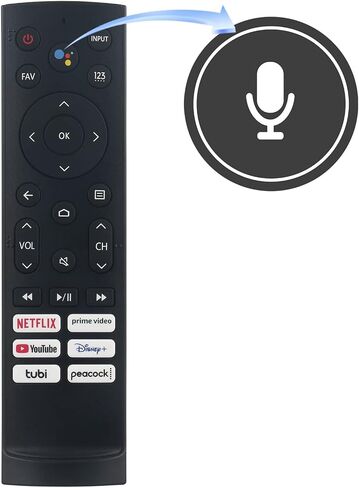 ERF3A90 Replacement Voice Remote Control fit for Hisense 85U7H 55U7G 65U8G 65U7G 55U8G 75U9DG 75U7G U7G U9G U8 U7H QLED Series 4K ULED Android Smart TV 55A76K 75A76K in Saudi Arabia