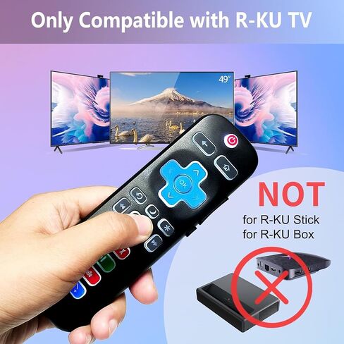 (عبوة من 2) جهاز تحكم عن بعد بإضاءة خلفية بديلة عالمية لتلفزيون TCL/Hisense/Sharp/Philips/Onn/Element/Insignia/Westinghouse ROKU TV (ليس لـ ROKU Stick/Box) in Saudi Arabia