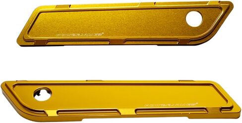 POWER JAMES Aluminum Gold Saddle bag Hinge Cover with Handle Kit for Harley 2014-2023 Touring in Saudi Arabia