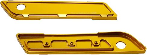 POWER JAMES Aluminum Gold Saddle bag Hinge Cover with Handle Kit for Harley 2014-2023 Touring in Saudi Arabia