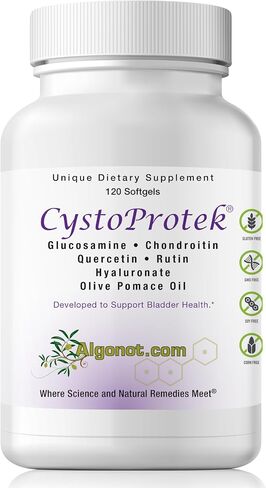 CystoProtek 1 Pack - Patented Formula Promotes Bladder Health Using an Exclusive Combination of hyaluronate, chondroitin and Natural flavonoids in Saudi Arabia