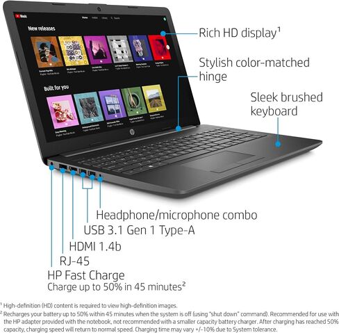 HP 2024 Newest Victus 15 Gaming Laptop, 15.6" FHD IPS 144Hz Display, AMD 6-Core Ryzen 5 7535HS (>i7-11800H), 32GB RAM, 2TB SSD, NVIDIA GeForce RTX 2050, Backlit Keyboard, Wi-Fi 6, Windows 11 Home in Saudi Arabia