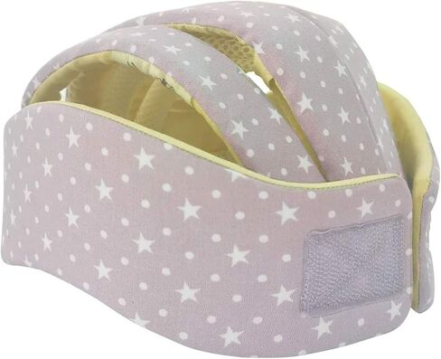 خوذة الأطفال الرضع من IULONEE للزحف والجري، قبعة ناعمة قابلة للتعديل عند تعلم المشي، قبعة أحزمة المشي للأطفال، خوذات الأطفال الصغار من 8 إلى 48 شهرًا لجميع الفصول (رمادي ثلجي) in Kuwait