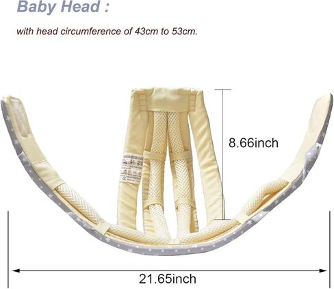 خوذة الأطفال الرضع من IULONEE للزحف والجري، قبعة ناعمة قابلة للتعديل عند تعلم المشي، قبعة أحزمة المشي للأطفال، خوذات الأطفال الصغار من 8 إلى 48 شهرًا لجميع الفصول (رمادي ثلجي) in Kuwait