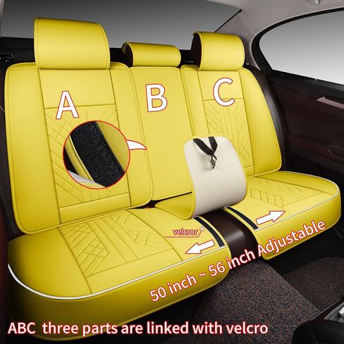 GXT Car Seat Covers Front Seats Only, Front Car Seat Covers 2 Pack, Premium Faux Leather Car Seat Cushion - Universal Fit for Most Sedans SUV Pick-up Truck with Headrests(Black) in Saudi Arabia