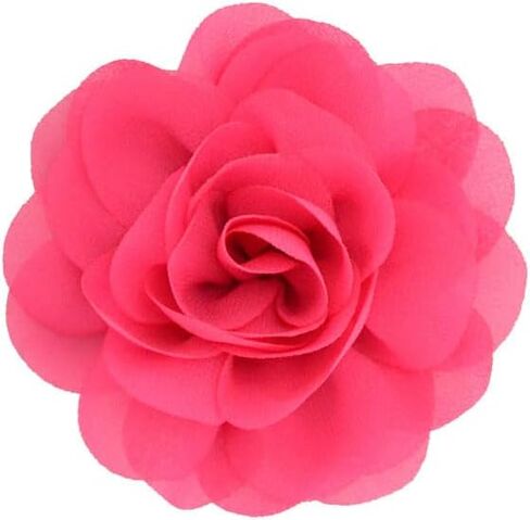 Large Rose Flower Brooches Lapel Pins Dainty Fabric Satin Fabric Brooches Big Camellia Flower Brooch Pins for Women Wedding Part Dance Dress Clothes Accessories Jewelry Gifts in Saudi Arabia