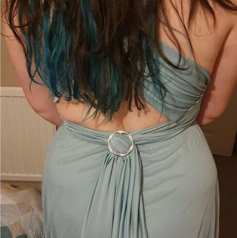 5 قطع من حلقات الوشاح المعدنية والشرائح للنساء، مشابك للقميص، حلقة للملابس، فستان، مشابك دائرية in Kuwait