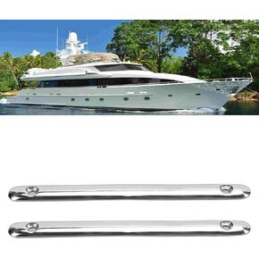 Rub Strake,2pcs 5.9in Rub Strake Mooring Lines Protection 316 Stainless Steel Accessory for Boat Yacht RV